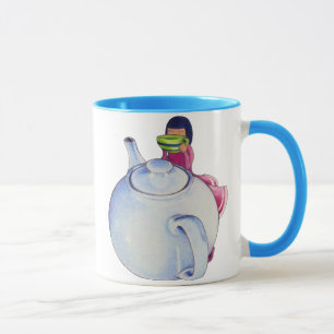 Flickan med Tea Mugg