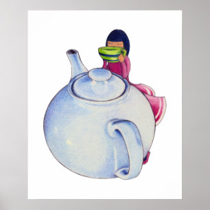Flickan med Tea Poster