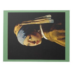 Flickan med turban/Girl med Pearl Earring Anteckningsblock