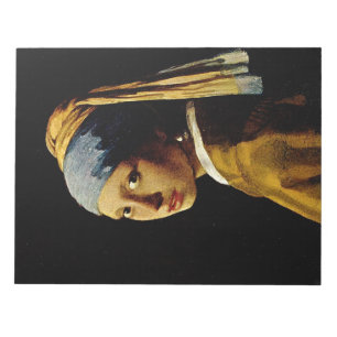 Flickan med turban/Girl med Pearl Earring Anteckningsblock