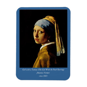 Flickan med turban/Girl med Pearl Earring Magnet