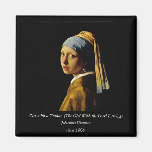 Flickan med turban/Girl med Pearl Earring Magnet