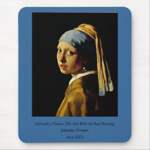 Flickan med turban/Girl med Pearl Earring Musmatta