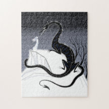 Flickan och drakepussel