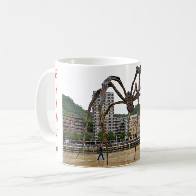 "Flickan och spindeln. "Fantasy. Kaffemugg (Framsida vänster)