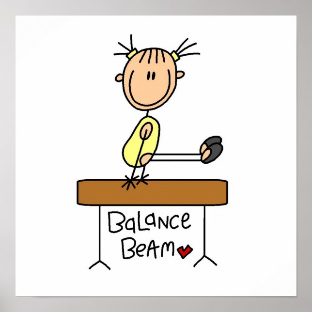 Flickan på Balance Beam Poster (Framsidan)