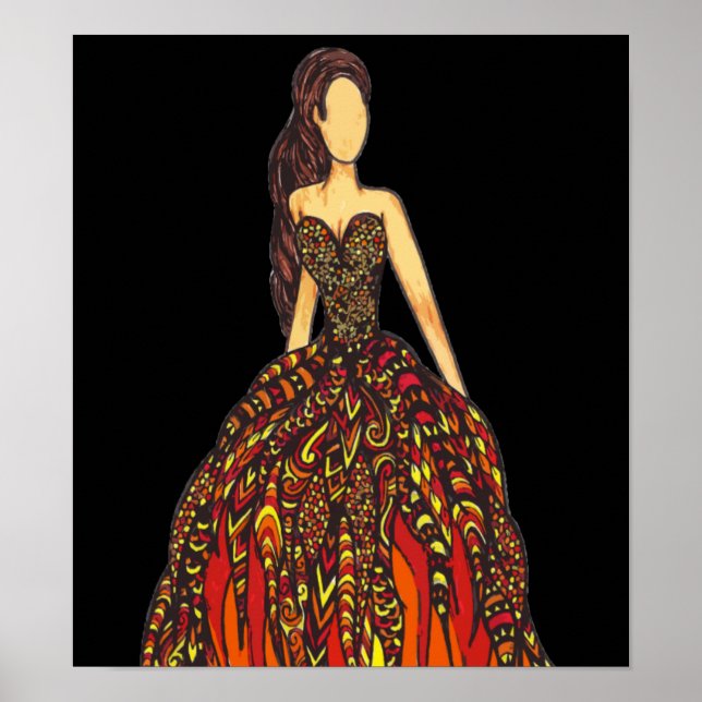 Flickan på branddisken poster (Framsidan)