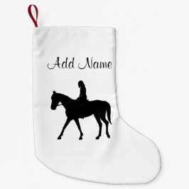 Flickan på Horse Liten Julstrumpa