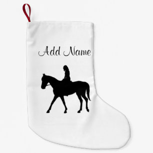 Flickan på Horse Liten Julstrumpa