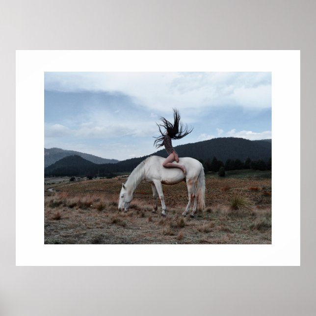Flickan på Horse Poster (Framsidan)