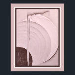 Flickan på Måne - Major Felton Art Deco Poster<br><div class="desc">1930-talets "Girl on the Måne" Art Deco-utskrift av Major Felten 11x14 visas. Finns i andra storlekar och även i arbetsyta.</div>