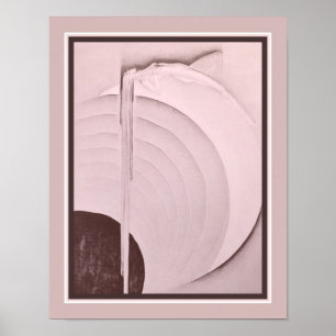 Flickan på Måne - Major Felton Art Deco Poster