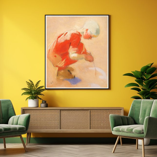 Flickan på Sand, Helene Schjerfbeck Poster (Skapare uppladdad)