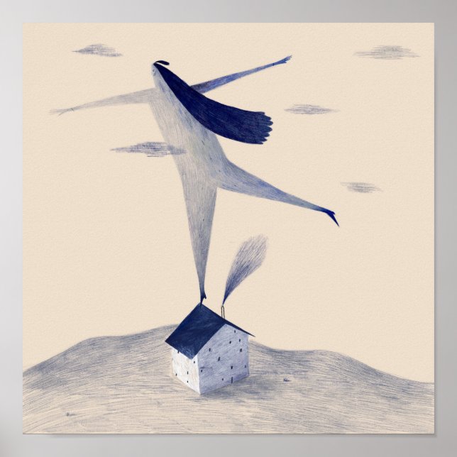 Flickan på tak poster (Framsidan)