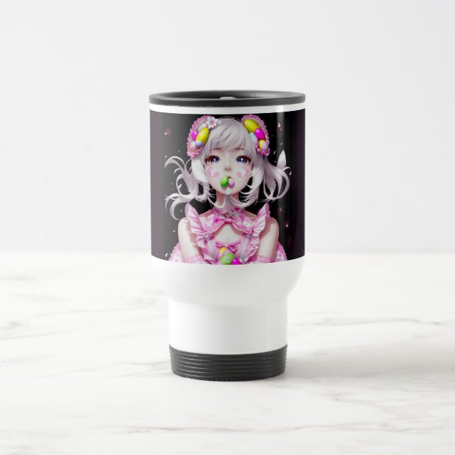 Flickan påsk/vår Anime Resemugg (Center)