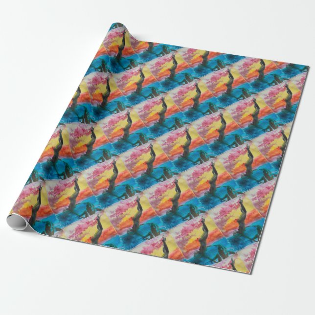 Flickan Presentpapper (Utrullad)