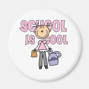 Flickan School är kall Magnet