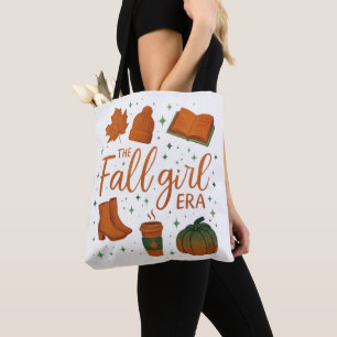 Flickan som faller era Tote, Höstflickans t-shirt- Tygkasse