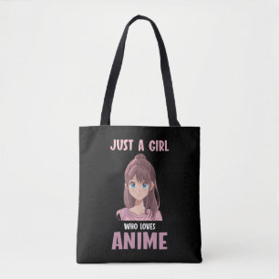 Flickan som Kärlek Anime älskare Manga Cosplay T Tygkasse