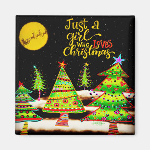 "Flickan som Kärlek jul" - Inspirivitet Magnet
