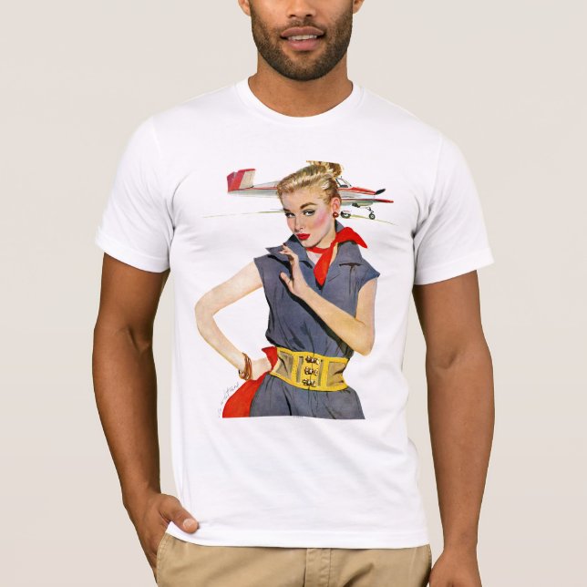 Flickan som stal flygplan t-shirt (Framsida)