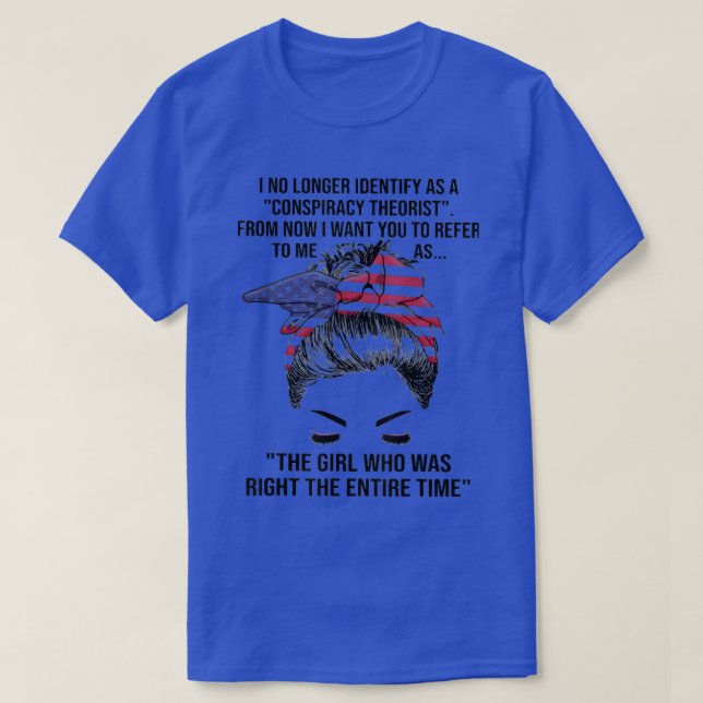 Flickan som var Höger hela tiden 5761 T Shirt (Design framsida)