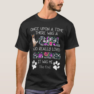 Flickan som Verkligen älskade tyska shepherd T Shirt