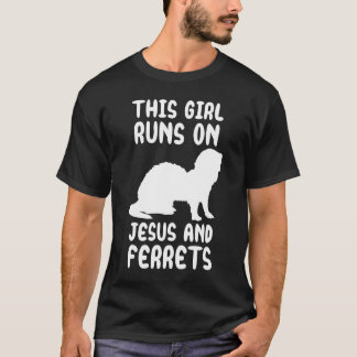 Flickan springa på Jesus och illrar citerar T Shirt