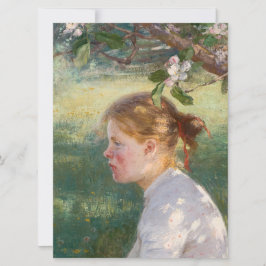 Flickan under Apple Träd (av Danielson-Gambogi) Kort