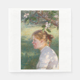 Flickan under Apple Träd (av Danielson-Gambogi) Pappersservett