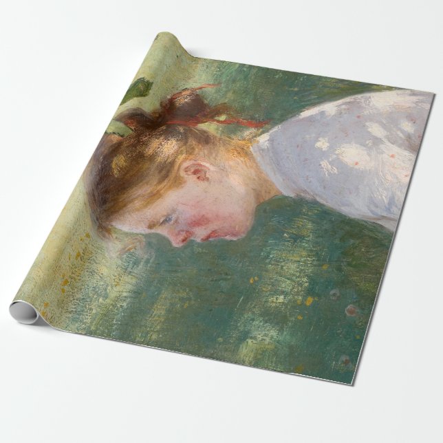 Flickan under Apple Träd (av Danielson-Gambogi) Presentpapper (Utrullad)