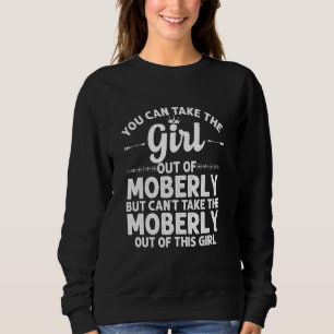 Flickan ur Moberly Mo Missouri Funny Home Roots T Shirt