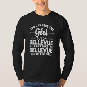 Flickan ut ur Bellevue Ne Nebraska Funny Home Root T Shirt
