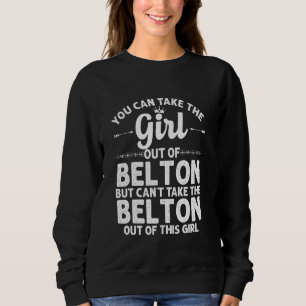 Flickan ut ur Belton Tx Texas Funny Home Roots Usa T Shirt