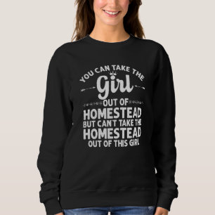 Flickan ut ur Homestead Fl Florida Funny Home Root T Shirt