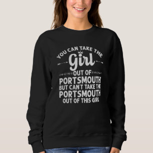 Flickan ut ur Portsmouth Nh New Hampshire Funny Ho T Shirt