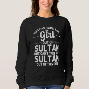Flickan ut ur Sultan Wa Washington Lusnyj Hemrötte T Shirt