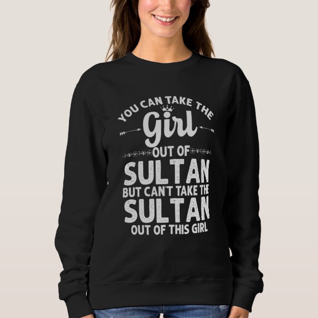 Flickan ut ur Sultan Wa Washington Lusnyj Hemrötte T Shirt (Framsida)