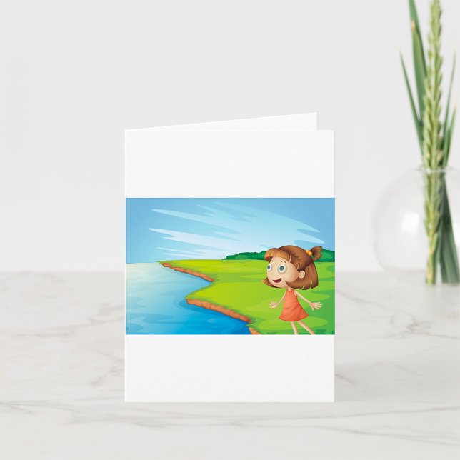 Flickan vid floden kort (Skapare uppladdad)