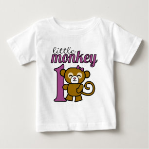 Flickans apa är 1 tee shirt