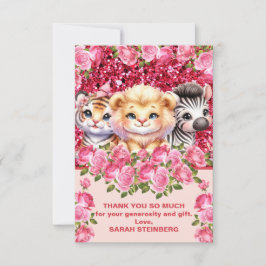 Flickans babyskor Tack för dina kort