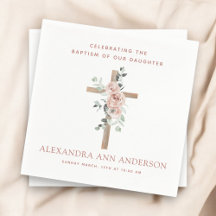 Flickans Baptism Dusty Rosa ros Christian
