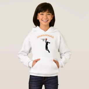 Flickans basketboll Shoot Ringar T Shirt