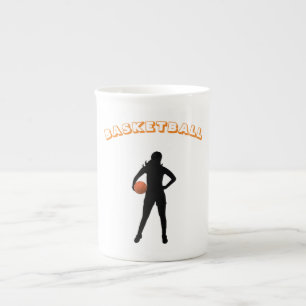 Flickans basketbollsspecialitet Mugg Benporslin Mugg