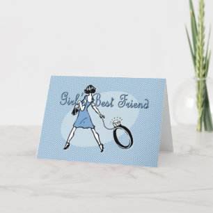Flickans bästa vän kort