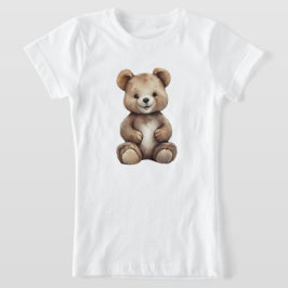 Flickans Cute Bear T-Shirt