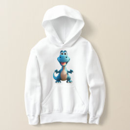 Flickans Cute Dinosaur Hoodie T Shirt