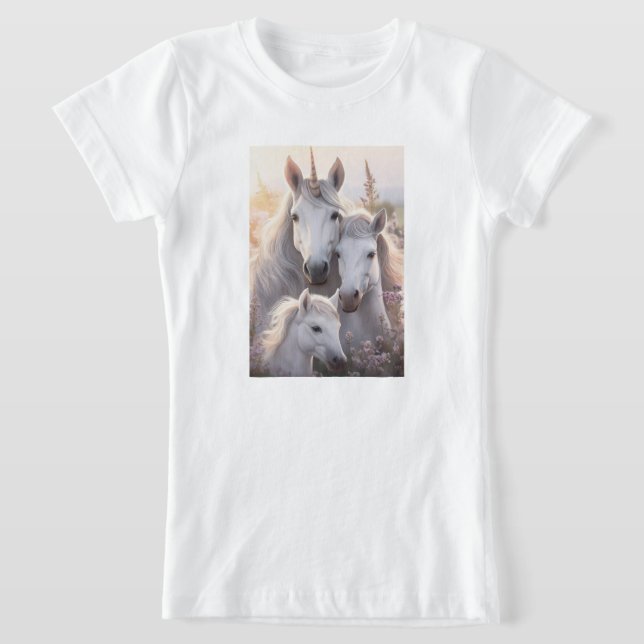 Flickans Fantasy Unicorn T-Shirt (Laydown)