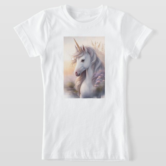 Flickans Fantasy Unicorn T-Shirt (Laydown)