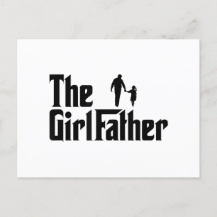 Flickans Far Funny Pappa i Girls pappa Dotter Helg Vykort